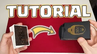 TUTORIAL: TELETRASPORTO INCREDIBILE DAL MAZZO ALLA SCATOLINA | Magia con le carte Impalmaggio