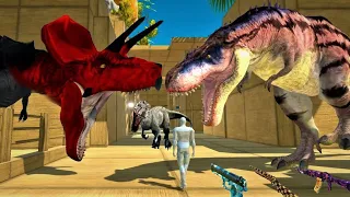 🔥FPS AVATAR ESCAPE In The PREHISTORIC DINOSAURS LABORATORY -  Animal Revolt Battle Simulator