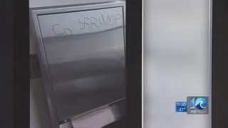 William & Mary students find graffiti with swastika and 'Go Trump'