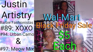 Barbie Fashionistas #89: XOXO, $94: Urban Camo & #97: Meow Mix Review