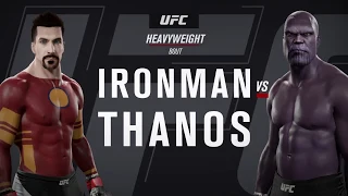 Ironman vs. Thanos (EA Sports UFC 2) - CPU vs. CPU - Crazy UFC 👊🤪