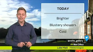 Sunday afternoon forecast - 17/03/19