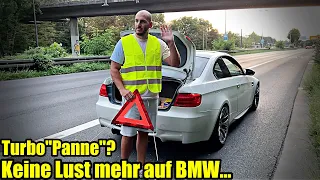 mein BMW M3 gibt auf der Autobahn den Geist auf...