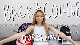 COLLEGE DORM HAUL + UNBOXING 2021 | Lisa Phan