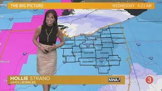 Wednesday's extended Cleveland weather forecast: Tracking some lake effect snow in Northeast Ohio