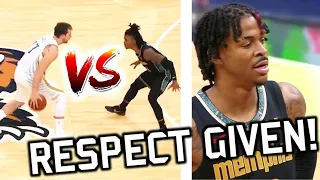 Ja Morant Gives Luka Doncic his PROPS After TOUGH BUCKET! #shorts