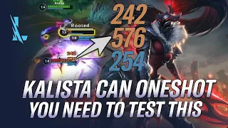 ILLEGAL ONE SHOT KALISTA BUILD! 1 HIT 1 KILL! SECRET TIPPS FOR LANE & GUIDE | RiftGuides | WildRift