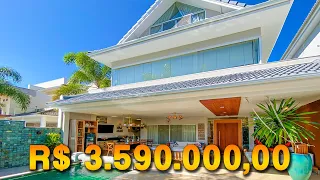 SENSACIONAL CASA C DECORAÇÃO DE ALTÍSSIMO LUXO À VENDA NO RIVIERA DEL SOL!! | MULLER IMOVEIS RJ