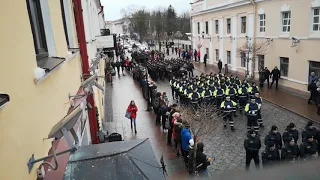 В Гродно прошел парад посвященный дню милиции