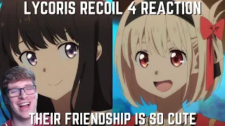 TAKINA SMILES! CHISATO AND TAKINA'S FRIENDSHIP BLOOMS | Lycoris Recoil Episode 4 Reaction!