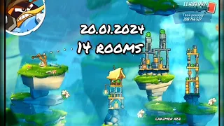 angry birds 2 clan battle 20.01.2024 (14 rooms)