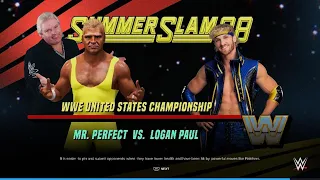 Logan Paul vs. Mr. Perfect w/Bobby Heenan