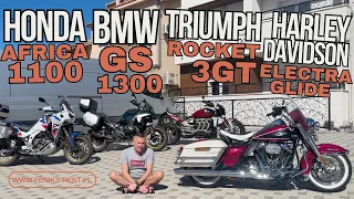 Zabraliśmy 4 MOTOCYKLE na Chorwację! (Harley&Davidson, BMW, Honda, Triumph)