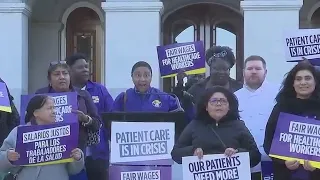 Push for higher healthcare minimum wage