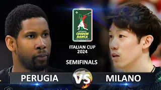 Semifinals: Perugia vs Milano | Volleyball SuperLega Coppa Italia 2024