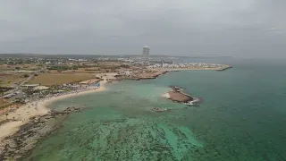 Chypre Liopetri Beach - Ayia Napa MArina  Drone DJi Mini 4 pro 4K