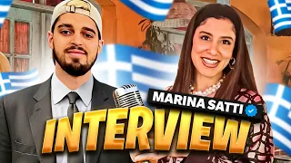 I will INTERVIEW Marina SATTI on GREECE but I need your HELP first!!!!