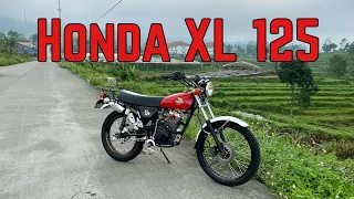 Nyobain Trail Tua HONDA XL 125