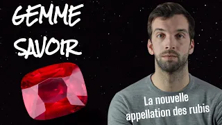 Nouvelle appellation des rubis : Crimson red