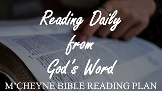 M’CHEYNE BIBLE READING PLAN - June 25