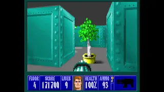 Wolfenstein 3D mod: "Beltran" E1M4 (60 new level) - Let's Play shtum - Letsplay stumm