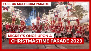 Mickey’s Once Upon a Christmastime Parade Full Multi-Cam Show at Magic Kingdom 2023