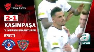 Kasımpaşa 2  - 1 Yeni Mersin İdman Yurdu MAÇ ÖZETİ (Ziraat Türkiye Kupası 3. Tur Maçı) / 18.10.2022