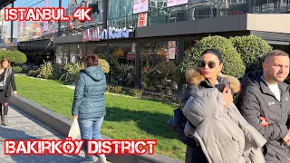 Istanbul Walking Tour In BakırköyDistrict | 30 March 2023 |4k UHD 60fps