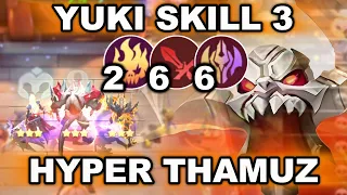 YUKI 3 THAMUZ IMMORTAL WEAPON MASTER INFERNO | MOBILE LEGENDS MAGIC CHESS