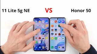 Xiaomi 11 Lite 5G NE vs Honor 50 SPEED TEST