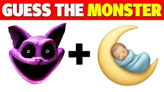 IMPOSSIBLE Guess The MONSTER By EMOJI & VOICE | POPPY PLAYTIME CHAPTER 3 | The Smiling Critters