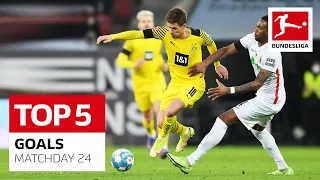 Top 5 Goals • Diaby, Hazard & More | Matchday 24 - 2021/22