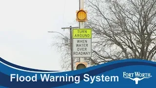 Fort Worth flood warning system