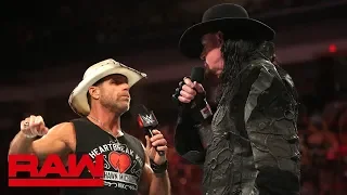 The Undertaker sends a chilling warning to Triple H and Shawn Michaels: Raw, Sept. 3, 2018