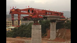 Construction of 350km/h High-Speed Railway with SL900/32 Bridge Girder Erection Machine