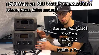 EcoFlow RIVER2 Pro Vorstellung der Powerstaton und ein kurzer Vergleich mit der RIVER 2