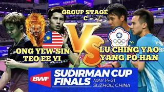 (G-C)🇲🇾🌟ONG YEW SIN-TEO EE YI BUAT MALAYSIA JUARA KUMPULAN🫡🤩👍👏‼️MATCH PENUH AKSI MENYERANG🔥💥‼️