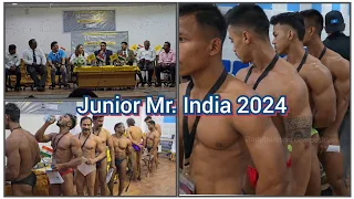 junior Mr. India 2024 weighing @BodybuildingCompetition