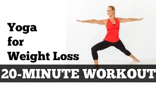 Yoga for Weight Loss Full Length Fat Burning Workout | Intermediate 20 Minute Cardio Yoga Flow