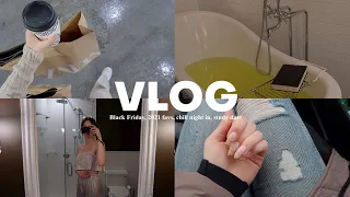VLOG: 2021 favs, Black Friday shopping, new nails, first snow of the year!