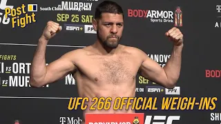 LIVE: UFC 266: Volkanovski vs Ortega official weigh-ins | SCMP MMA