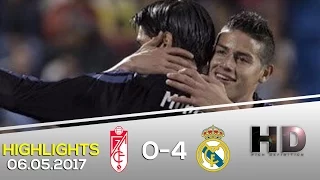 Granada vs Real Madrid 0-4 - All Goals & Extended Highlights (English Commentary) 06/05/2017 HD