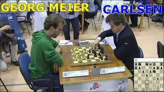 THE MONSTER PAWN A3!!! MAGNUS CARLSEN VS GEORG MEIER - WORLD BLITZ CHESS CHAMPIONSHIP 2014