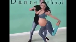 OMG 91 Spin!!! Pregnant Salsa Dancer! | Best Dance