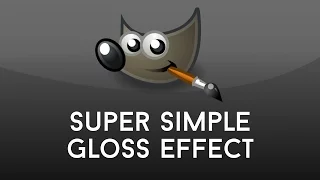 Create a Gloss Effect on any Shape in GIMP