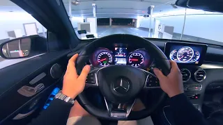 2019 Mercedes-AMG GLC 63 4Matic+ (476HP) NIGHT POV DRIVE ONBOARD | CarPerformance Media