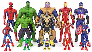 Marvel Avengers Hulk, Spider-Man, Iron Man! Three-stage transformation in size! | DuDuPopTOY