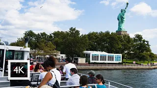 Statue of Liberty and Ellis Island Trip by Ferry | 4K New York City