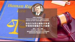 国务院指认北京犯种族灭绝罪，中国高官面临什么麻烦？国际战争罪审判专家如何定反人类罪？拜登组建外交天团，国务院律师为何格外谨慎？|李其专访美国前无任所大使、美国常驻联合国代表办公室高级顾问大卫·谢佛