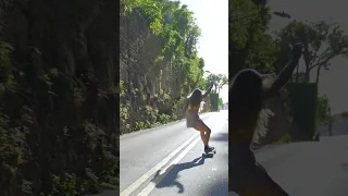 Cruising the streets on the Penny Longboard 🛹🤙 #shorts